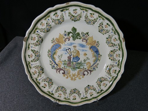 Assiette ancienne siècle - 19,