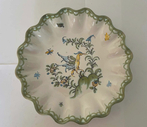Ancienne assiette creuse - assiette,